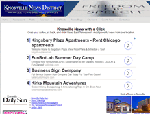 Tablet Screenshot of knoxvillenewsdistrict.com
